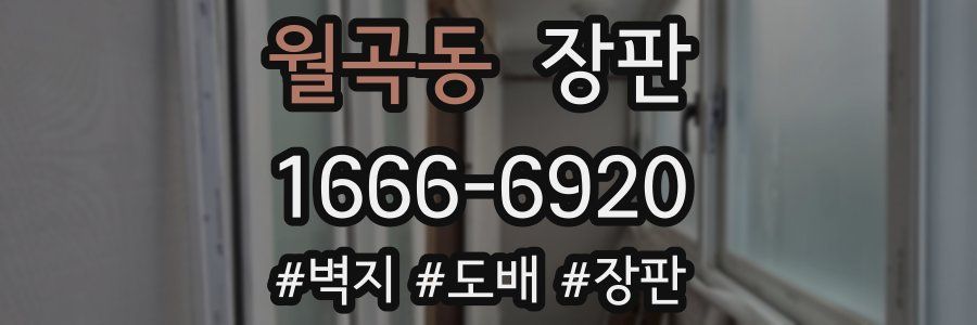 월곡동 장판