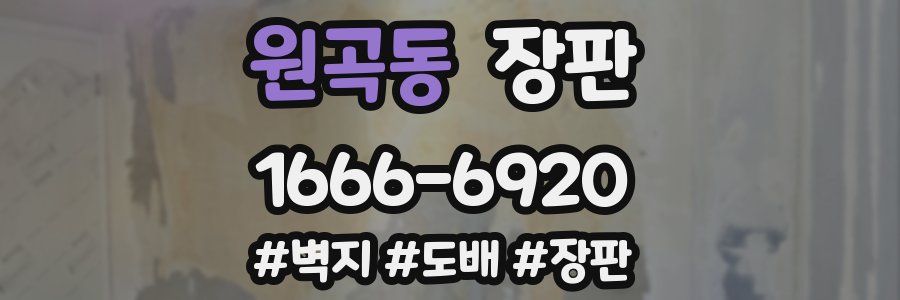 원곡동 장판