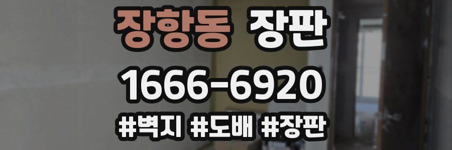 장항동 장판