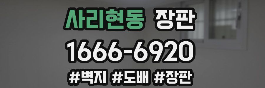 사리현동 장판