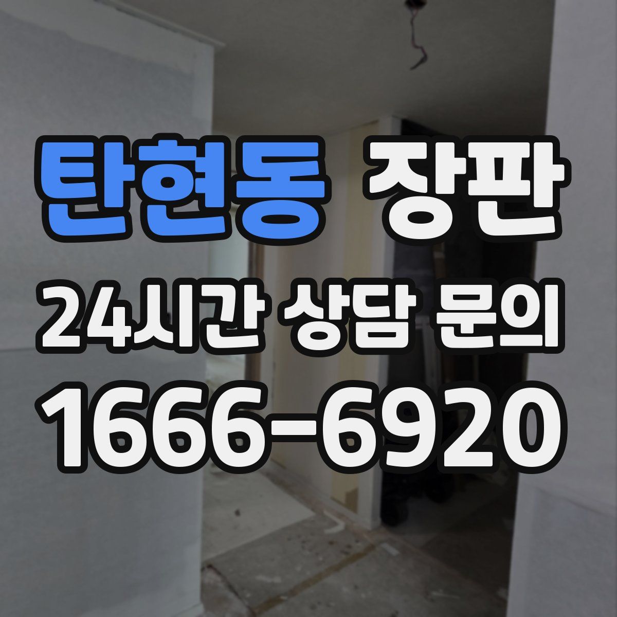 탄현동 장판