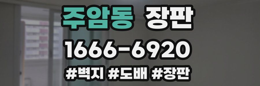 주암동 장판