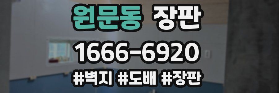 원문동 장판