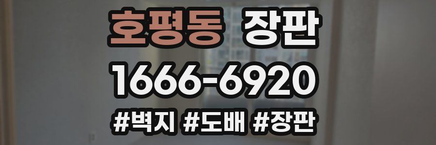호평동 장판