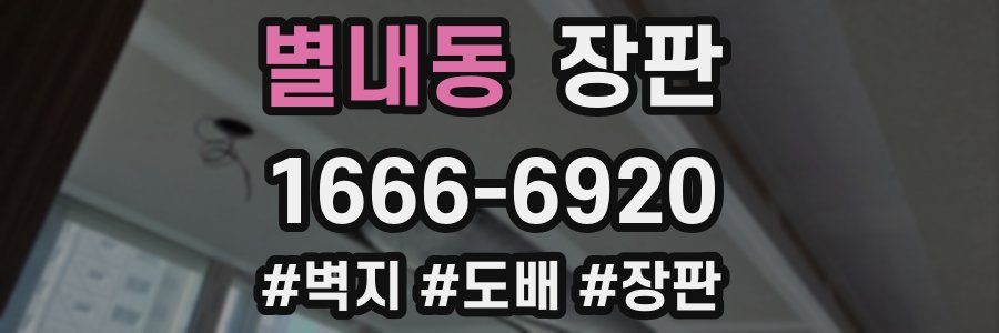 별내동 장판