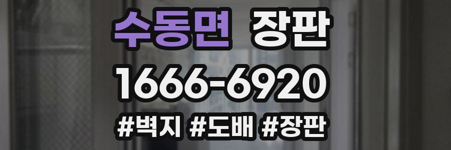 수동면 장판