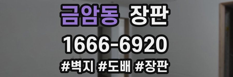 금암동 장판