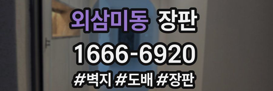 외삼미동 장판