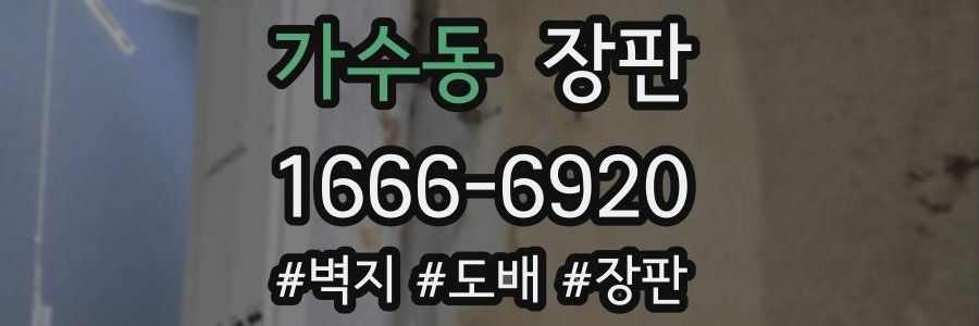 가수동 장판