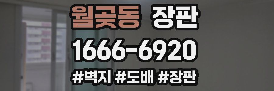월곶동 장판