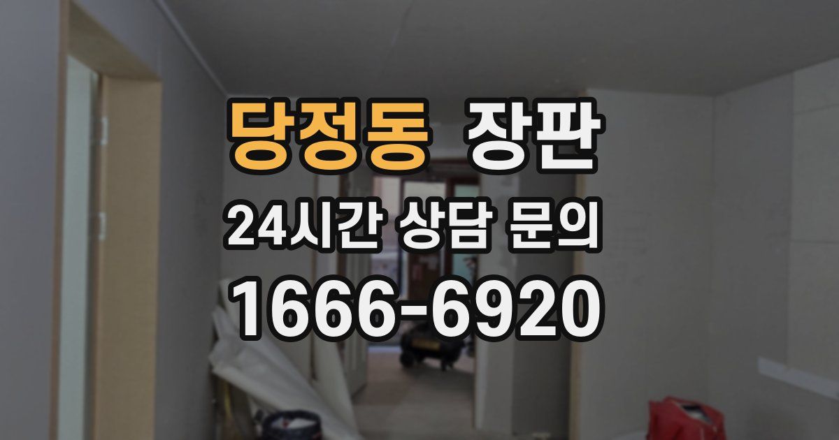 당정동 장판