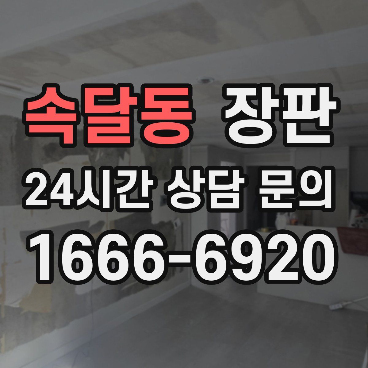속달동 장판