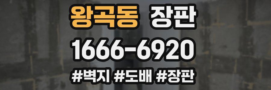왕곡동 장판