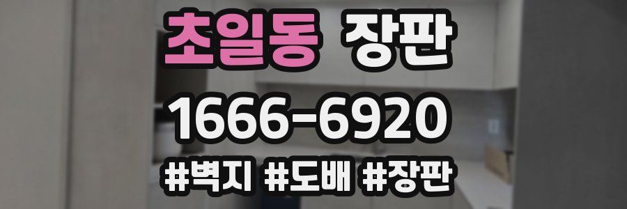 초일동 장판