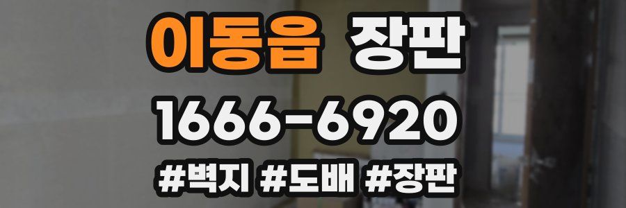 이동읍 장판