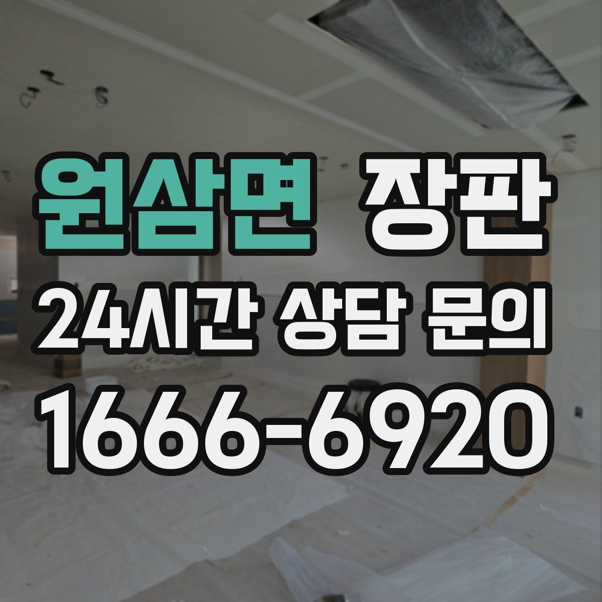원삼면 장판