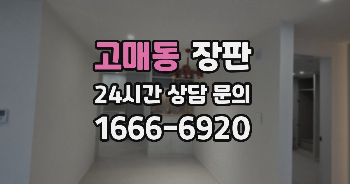 고매동 장판