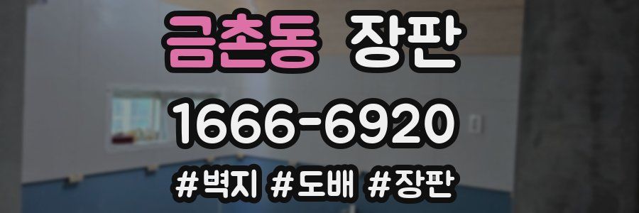 금촌동 장판