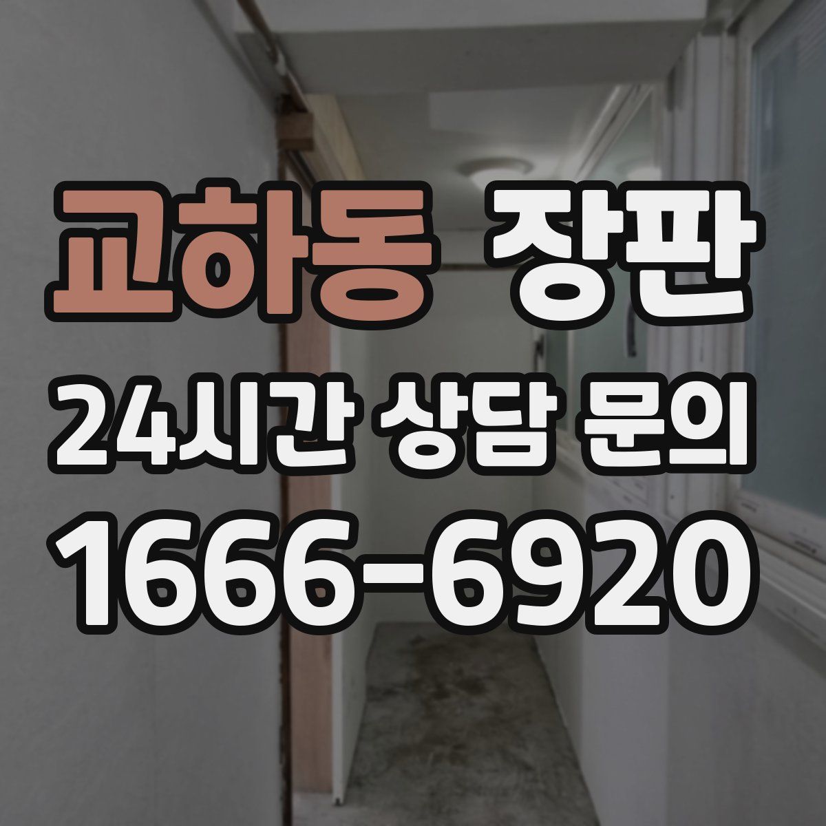 교하동 장판