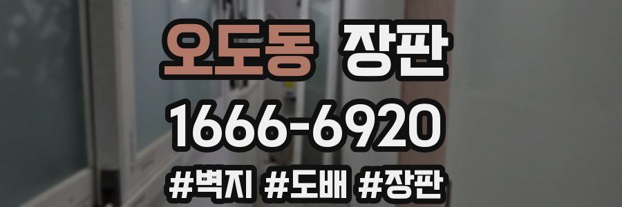 오도동 장판