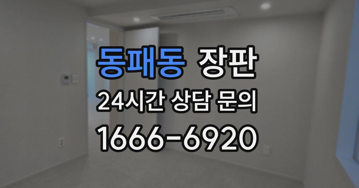 동패동 장판