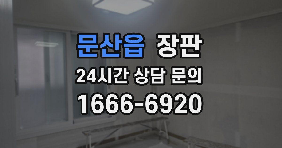 문산읍 장판
