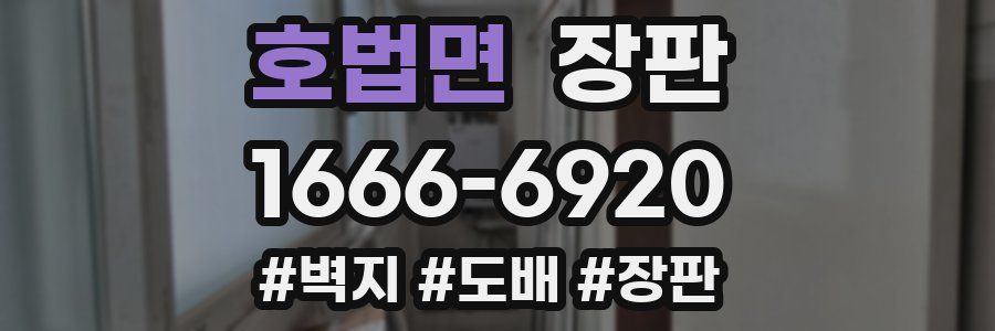 호법면 장판