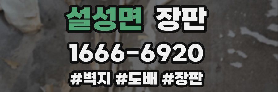 설성면 장판