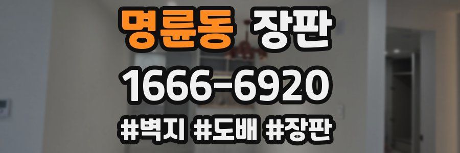명륜동 장판