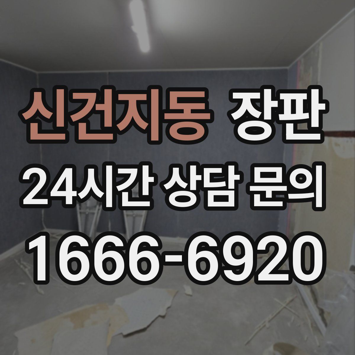 신건지동 장판