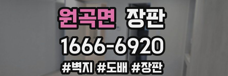 원곡면 장판