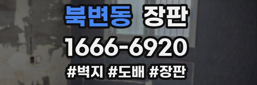 북변동 장판