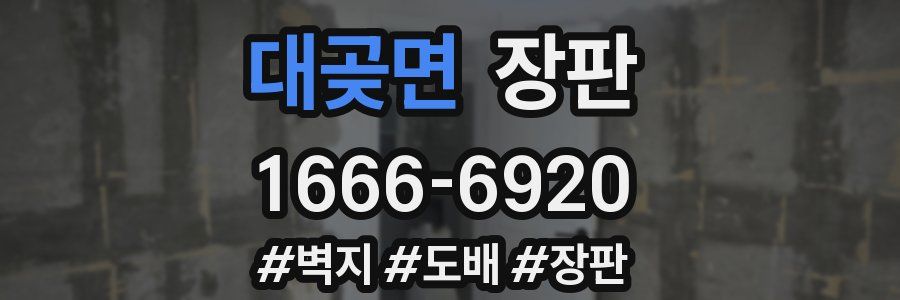 대곶면 장판