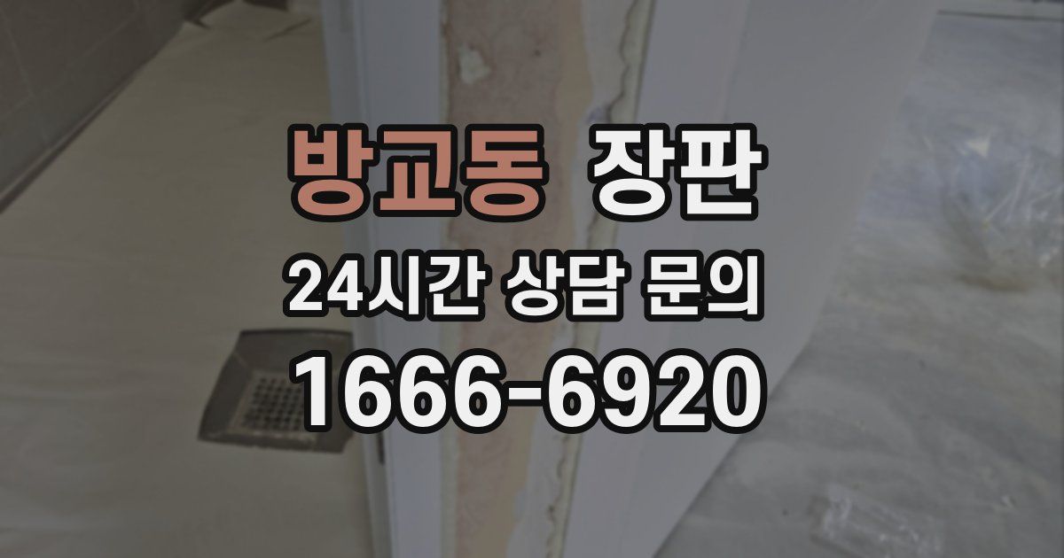 방교동 장판