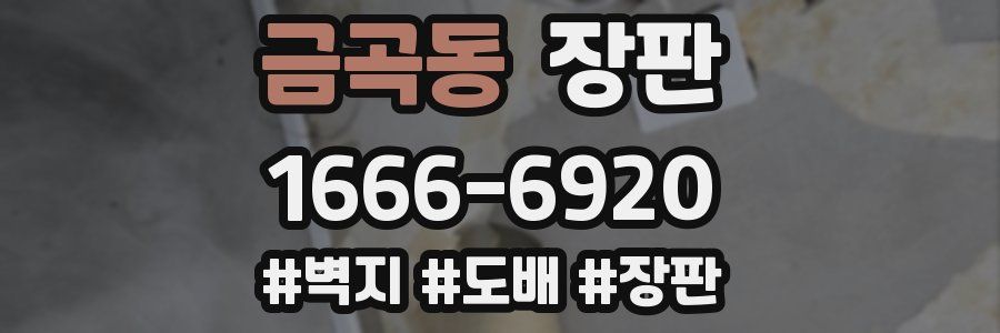 금곡동 장판