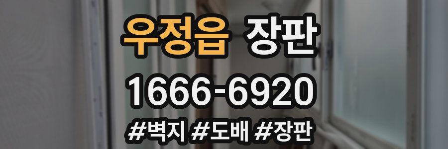 우정읍 장판