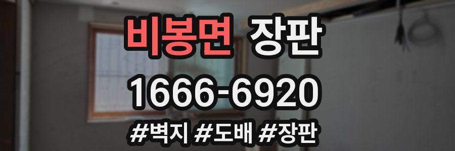 비봉면 장판