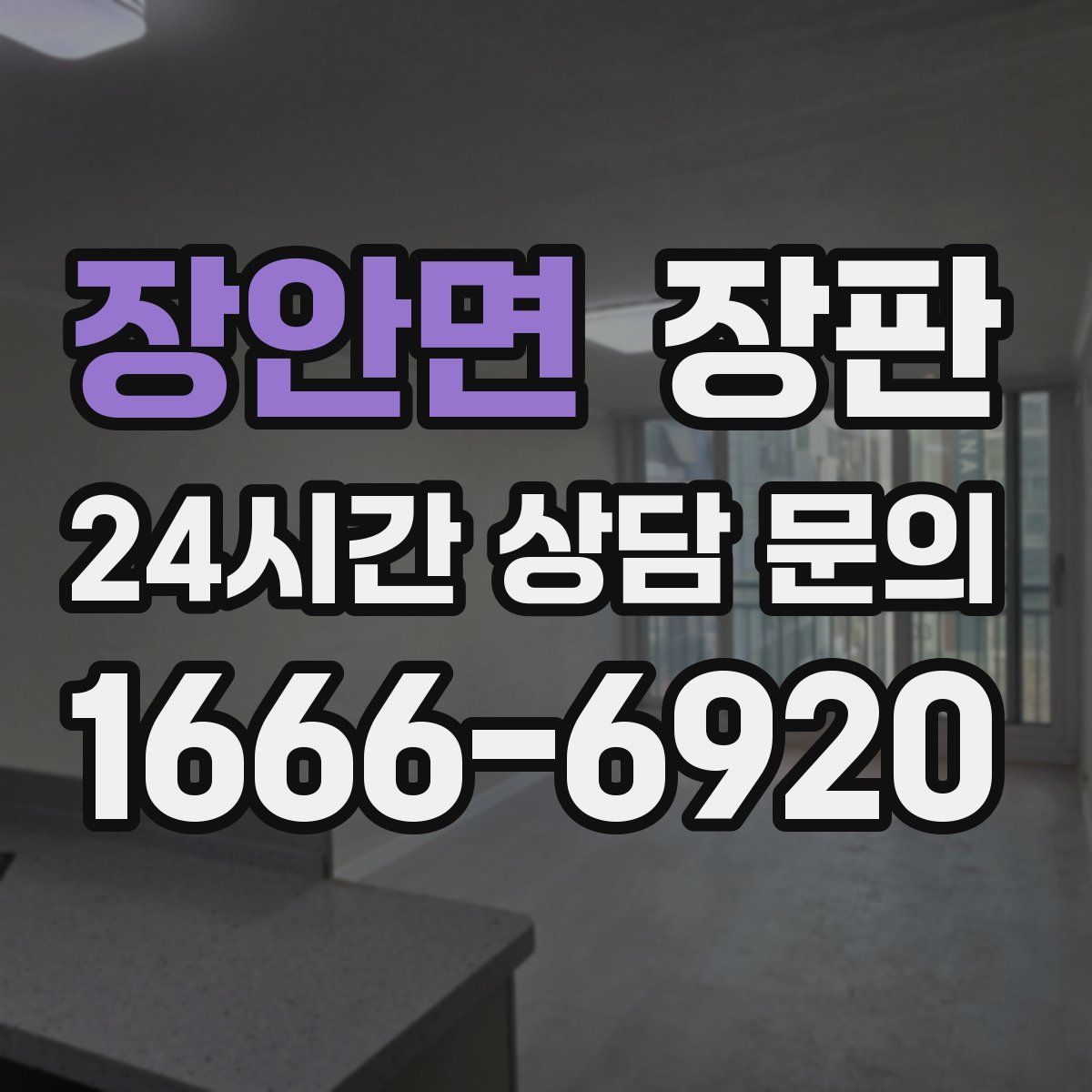 장안면 장판