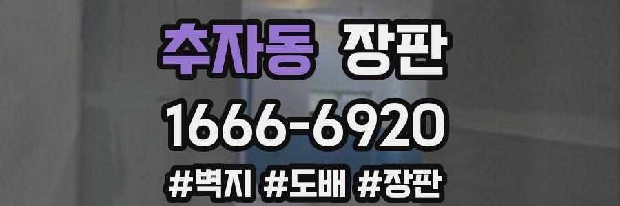 추자동 장판