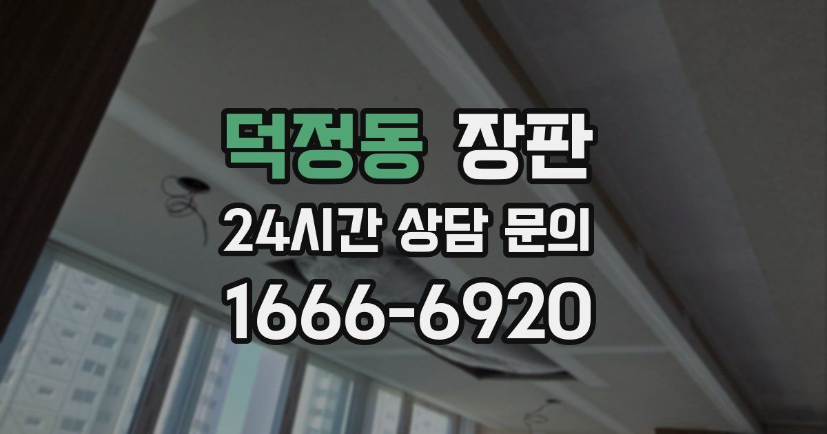 덕정동 장판