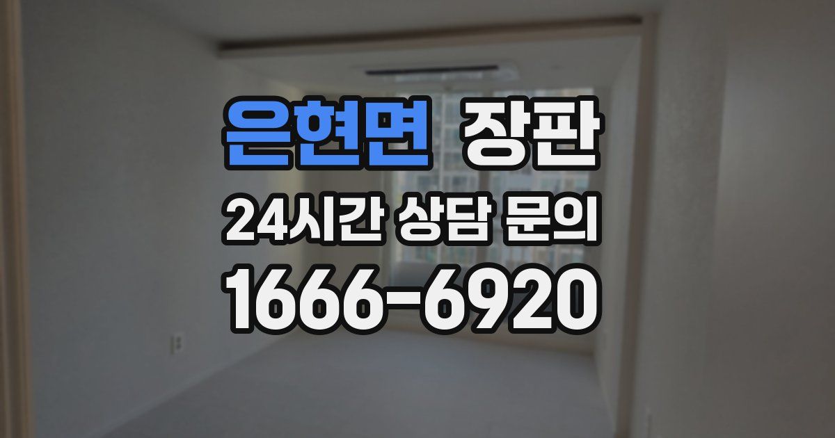 은현면 장판
