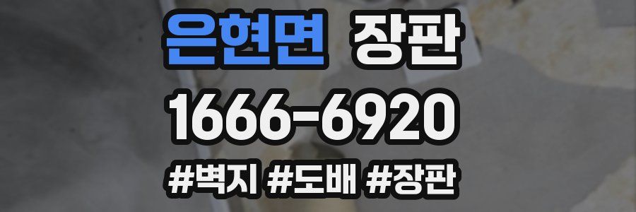 은현면 장판