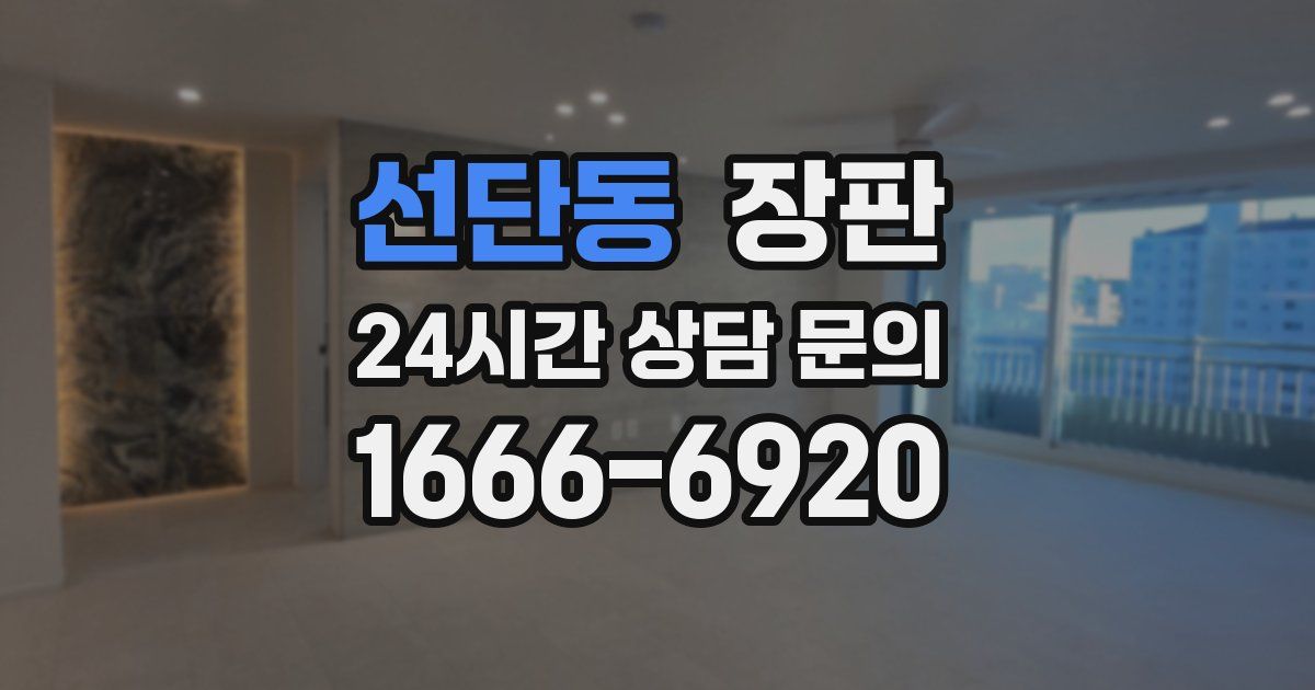 선단동 장판