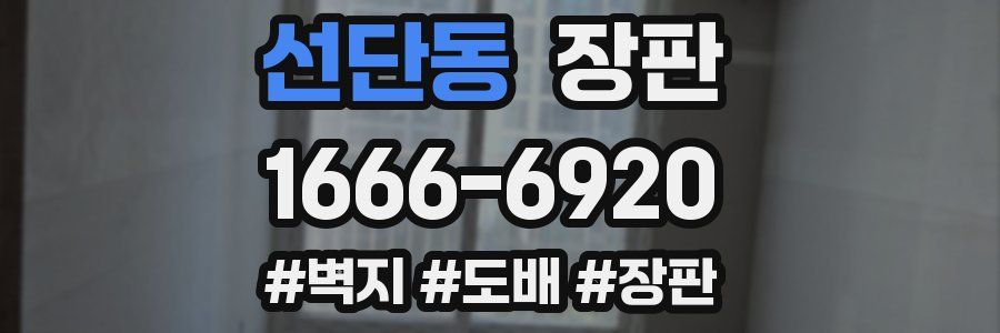 선단동 장판