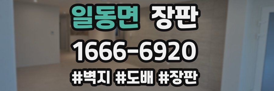 일동면 장판
