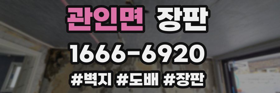 관인면 장판