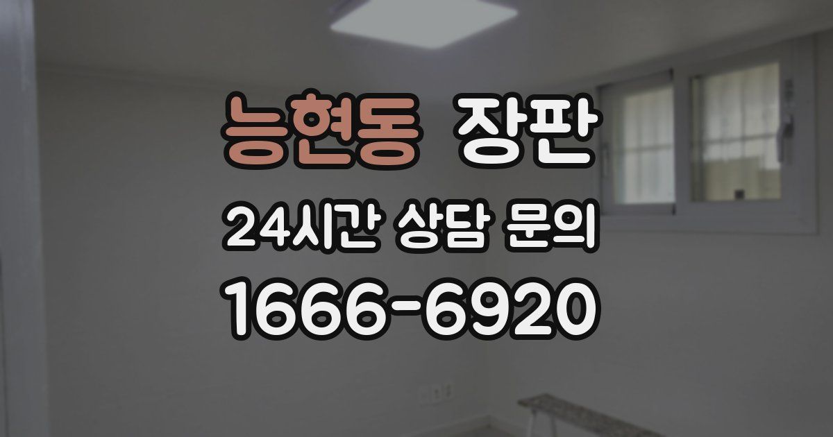 능현동 장판