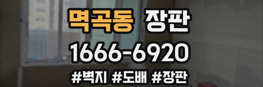 멱곡동 장판