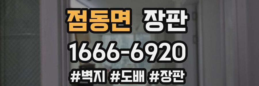 점동면 장판