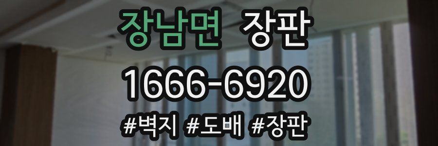 장남면 장판